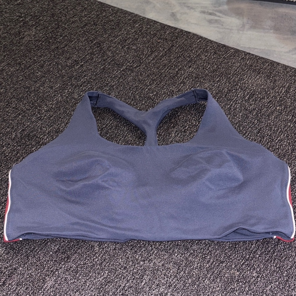 Seamless Racerback Sports Bra - Navy